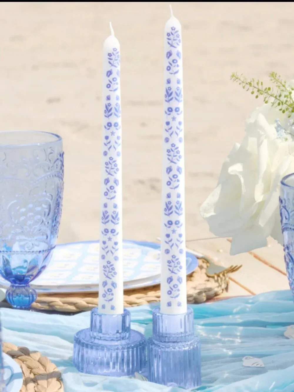 XO Fetti - Coastal Candlesticks (2)